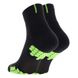 Носки для бега Inov-8 TrailFly Mid 2 пары (черно-зеленый), 36-40