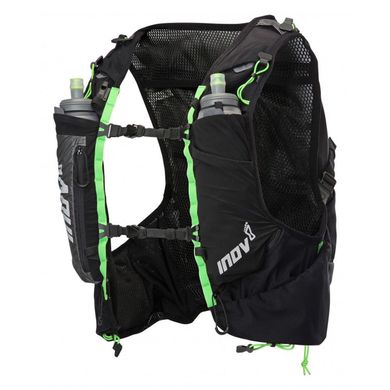 Рюкзак для бігу Inov-8 Race Ultra Pro 2 in 1 Vest з гідросистемою 15 л (чорно-салатовий)