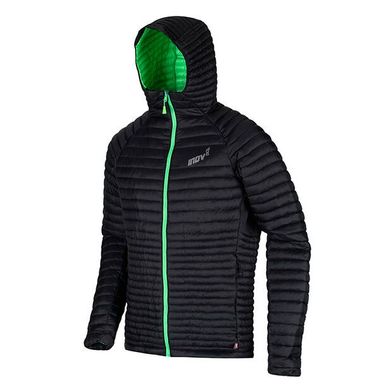 Куртка для бега зимняя Inov-8 Termoshell Pro FZ мужская (черно-зеленый), S, Куртка, Для дорослих