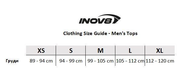Футболка для бега INOV-8 T-Shirt Conto мужская (черный), M, Футболка, Для чоловіків
