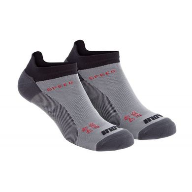 Шкарпетки для бігу Inov-8 Speed Sock Low 2 пари (чорно-сірий), 36-40