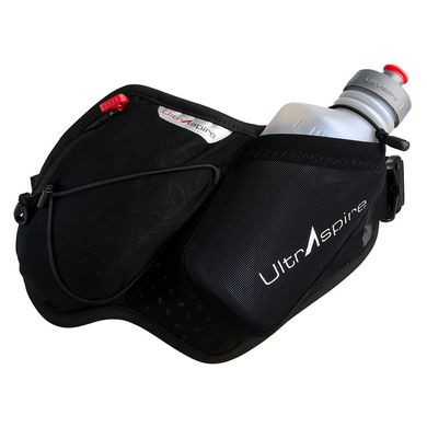 Пояс для бігу Ultraspire Essential Bottle Pack Hydration Belt (чорний), Пояс