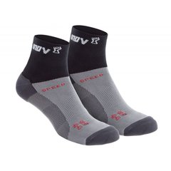 Шкарпетки для бігу Inov-8 Speed Sock Mid 2 пари (чорно-сірий), 36-40