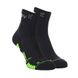Шкарпетки для бігу Inov-8 TrailFly Mid 2 пари (чорно-зелений), 36-40
