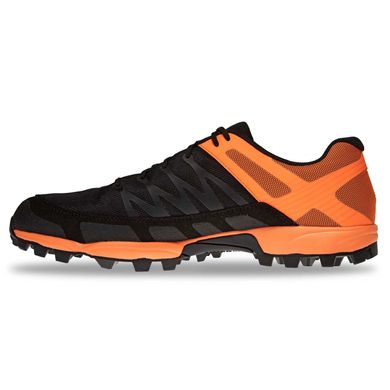 Кросівки для бігу чоловічі Inov-8 Mudclaw 300 (чорно-помаранчевий), 42, Помірна