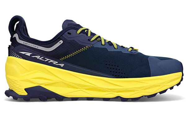Кросівки для трейлу чоловічі Altra Olympus 5.0 (синьо-жовті), 41, Висока