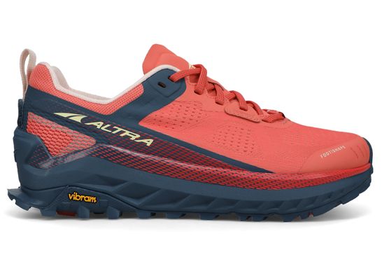 Кросівки для бігу жіночі Altra Olympus 4.0 (синьо-кораловий), 37.5, Висока