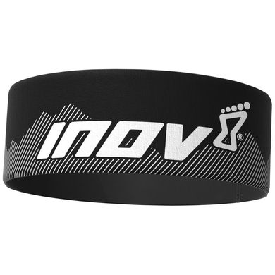 Пов'язка для бігу INOV-8 Race Elite Headband (чорно-білий), Пов'язка
