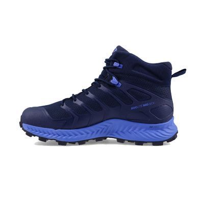 Кросівки для трекінгу жіночі високі Inov-8 Roclite Mid GTX W мембранні (темно-синій), 37.5, Висока